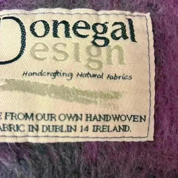 Vintage Mohair 100% Pure Wool Donegal Design Coat - Picture 5 of 7